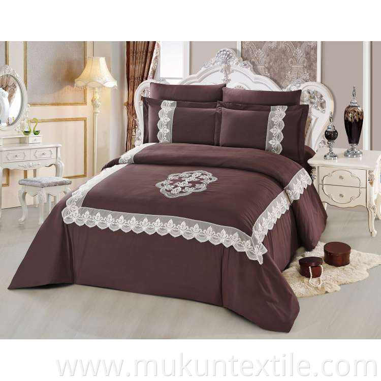  Cotton Embroidery Bedding Set